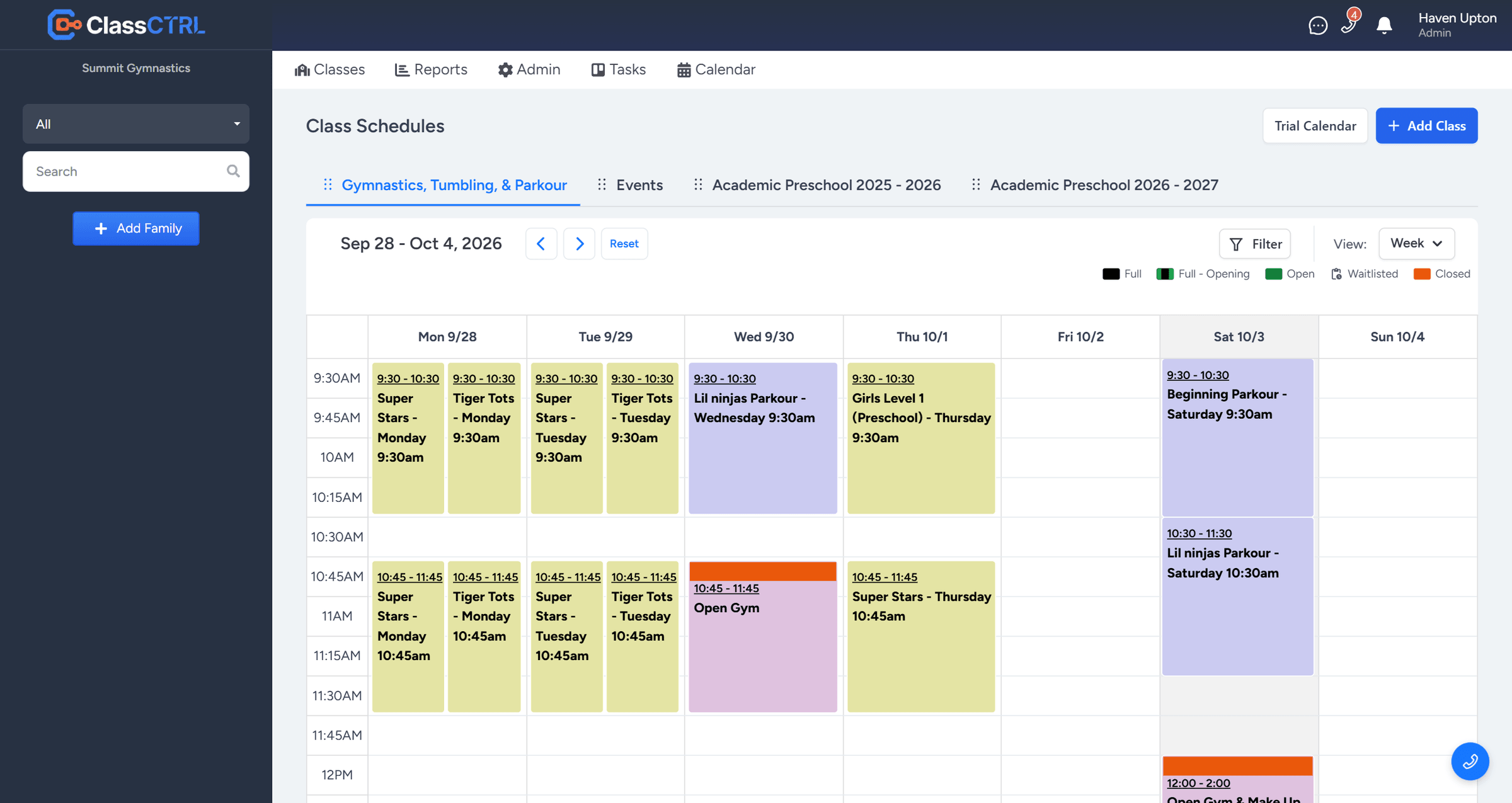 ClassCTRL — Class Management Software for Growing Businesses